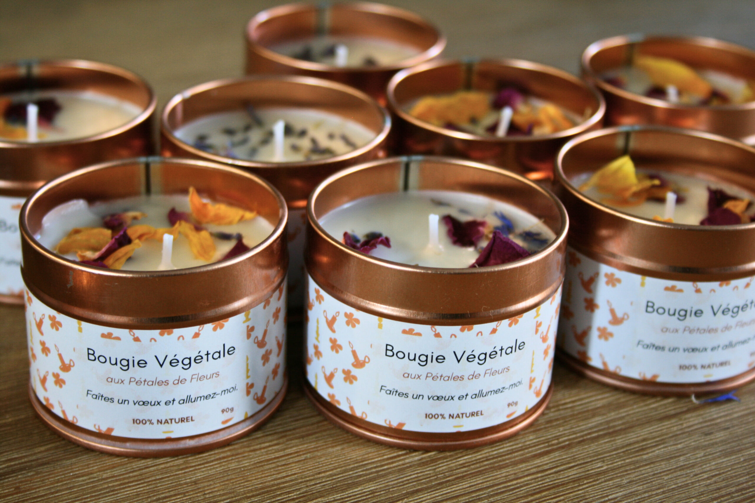 Bougies végétales – Composition et détails
