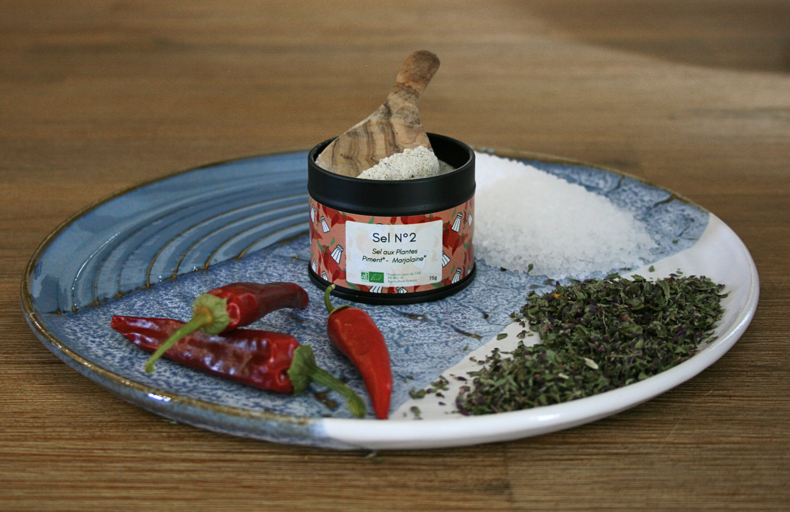 Sel N°2 au Piment de Cayenne et à la Marjolaine