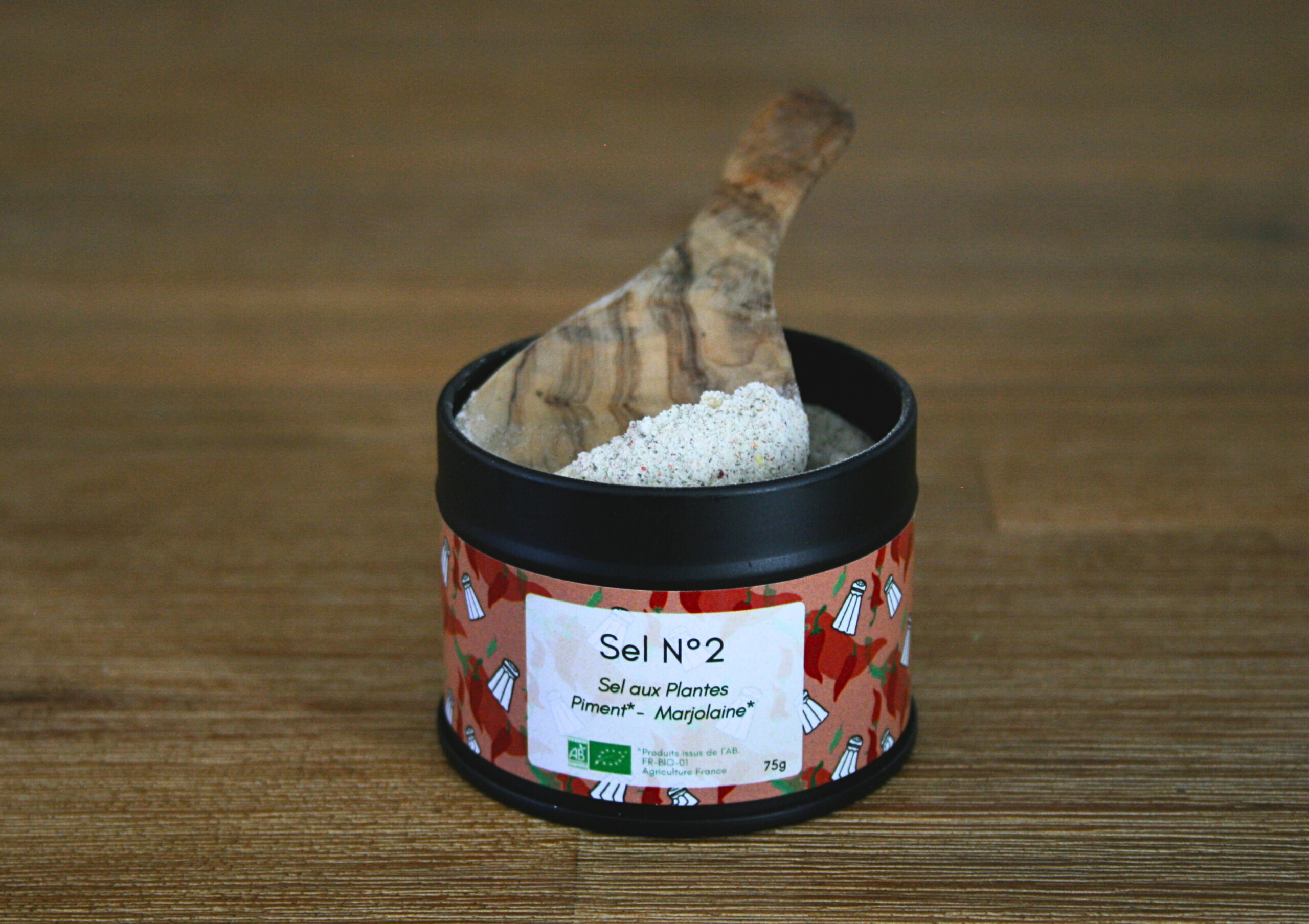 Sel N°2 au Piment de Cayenne et à la Marjolaine